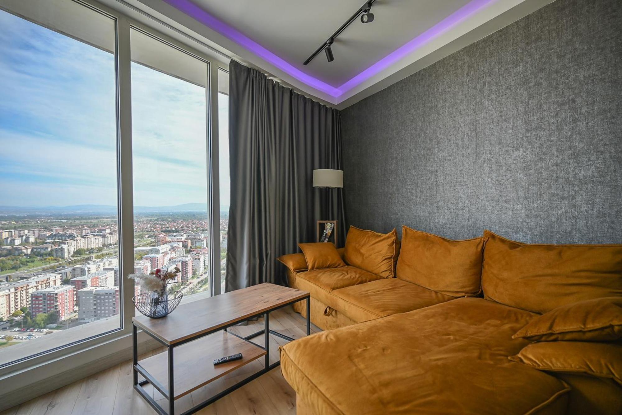 Alfred Sky Smart Apartment 29Th Spa Included Skopje Eksteriør bilde