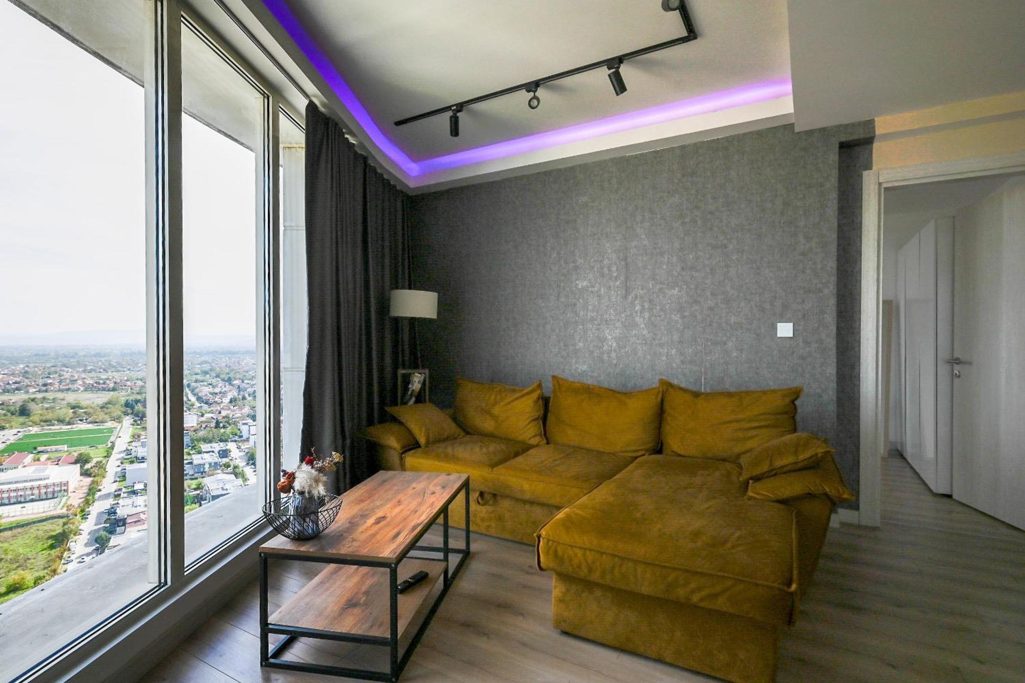 Alfred Sky Smart Apartment 29Th Spa Included Skopje Eksteriør bilde